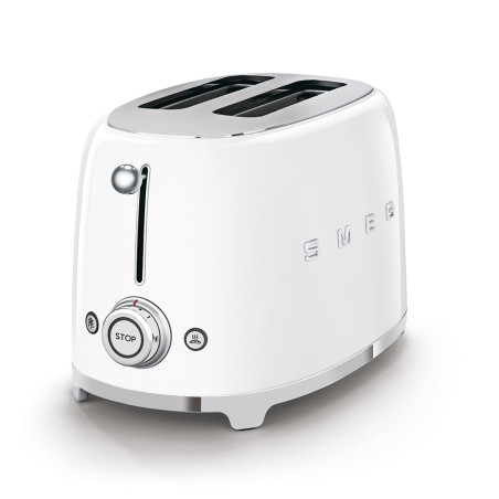 SMEG TOASTER 2X2 50´STYLE WHITE TSF01WHEU