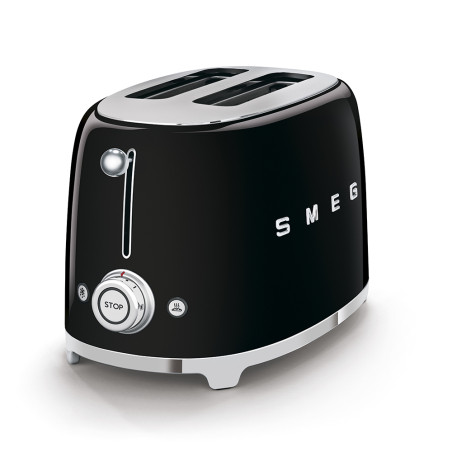 SMEG TOASTER 2x2 50´ STYLE BLACK TSF01BLEU