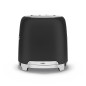 SMEG TOASTER 2X2 50´STYLE MATT BLACK TSF01BLMEU