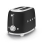 SMEG TOASTER 2X2 50´STYLE MATT BLACK TSF01BLMEU