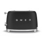 SMEG TOASTER 2X2 50´STYLE MATT BLACK TSF01BLMEU