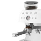 SMEG ESPRESSO MACHINE 50STYLE WITH INTEGRATED GRINDER WHITE EGF03WHEU