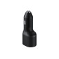 SAMSUNG POWER CAR CHARGER DUAL USB-C 25W + USB 15W BLACK EP-L4020NBEGEU