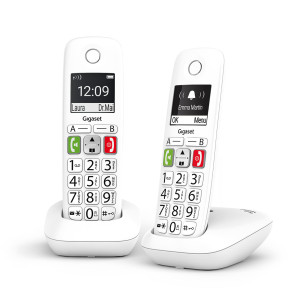 GIGASET WIRELESS PHONE E290 DUO WHITE (L36852-H2901-D202)