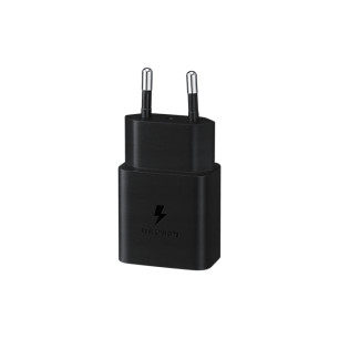 SAMSUNG POWER WALL CHARGER 15W USB-C BLACK EP-T1510NBEGEU