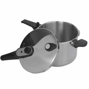 JATA PRESSURE COOKER STAINLESS STEEL 24CM DIAM. 6L INDUCTION READY HOLL2226