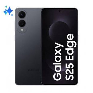 Samsung SM-S937 S25 Edge 12+512GB 6.7" 5G Titanium Jetblack DS EU