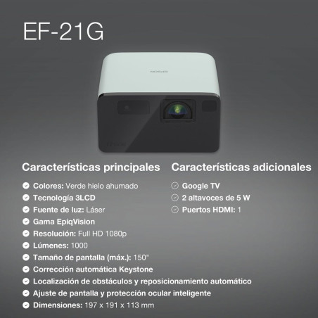 Proiettore Epson V11HB35340 Full HD LCD 1920 x 1080 px