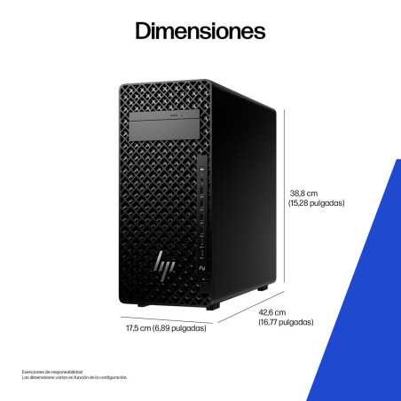 Desktop PC HP D4CU5ETABE 48 GB Ultra 7-265 NVIDIA RTX A1000