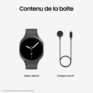 Smartwatch Samsung Watch8 Black Graphite 1,3" 40 mm