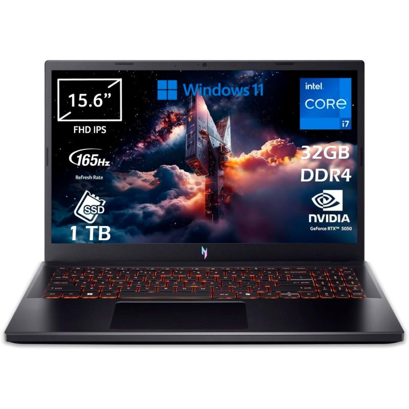 NB 15,6 I9-13900H 32GB 1TBSSD W11P ACER ANV15-52-92EA - RTX 5050